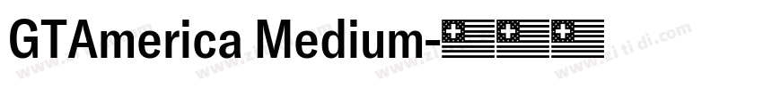 GTAmerica Medium字体转换